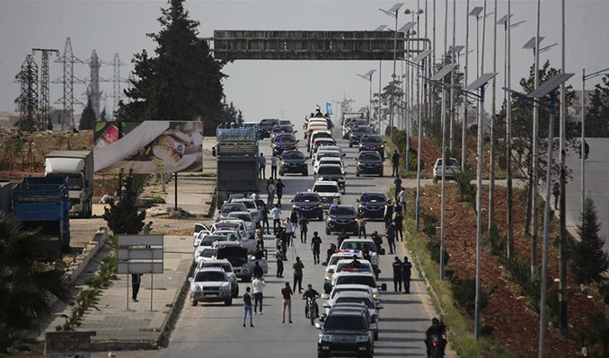 PKK/YPG’li teröristler Halep merkezinden çekiliyor