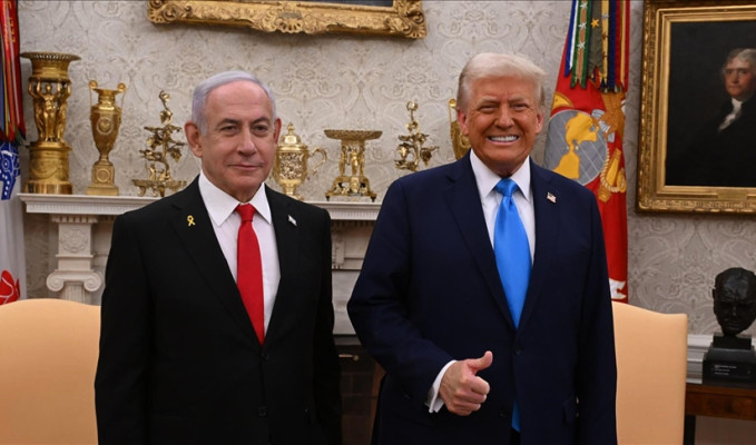 Trump, Netanyahu ziyareti için konuştu