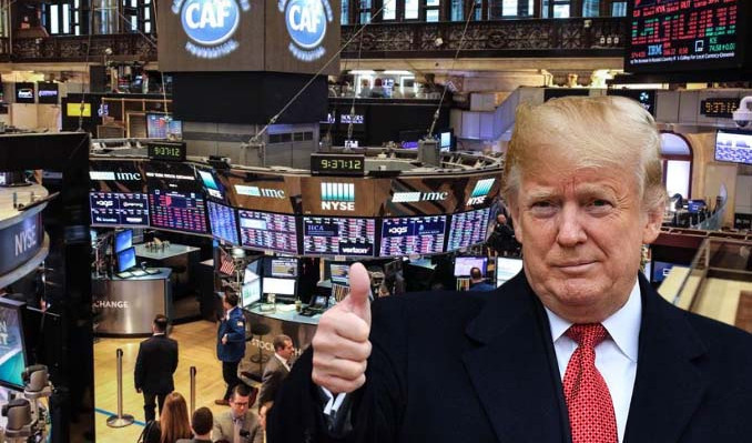 Trump dostlarının borsada vurgun yapmasıyla övündü