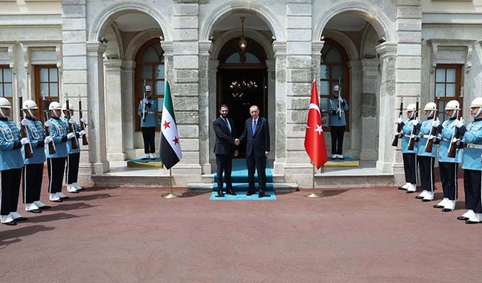 Cumhurbaşkanı Erdoğan, Suriye lideri Şara ile görüştü