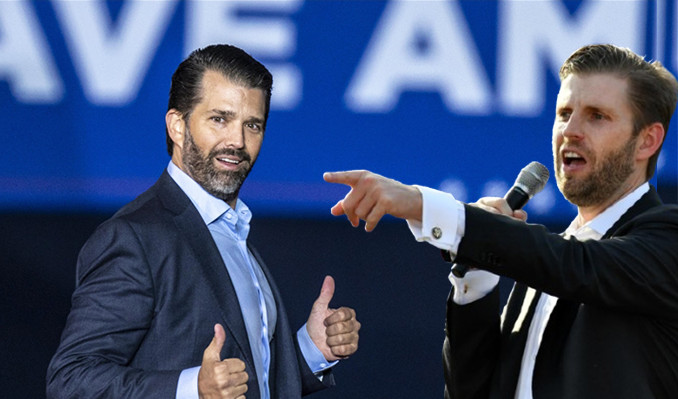 Trump kardeşler borsada zirveye oynadı